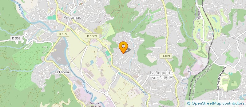 localisation de l'entreprise MADAME VERONIKA ZSIDAI à LA ROQUETTE-SUR-SIAGNE