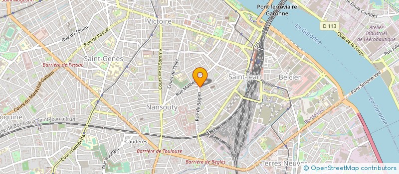 localisation de l'entreprise MADAME VERONIQE LAPORTE à BORDEAUX