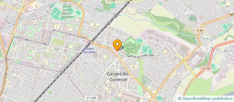 localisation de l'entreprise MADAME VERONIQUE ABDUL JABBAR  GARGES-LES-GONESSE