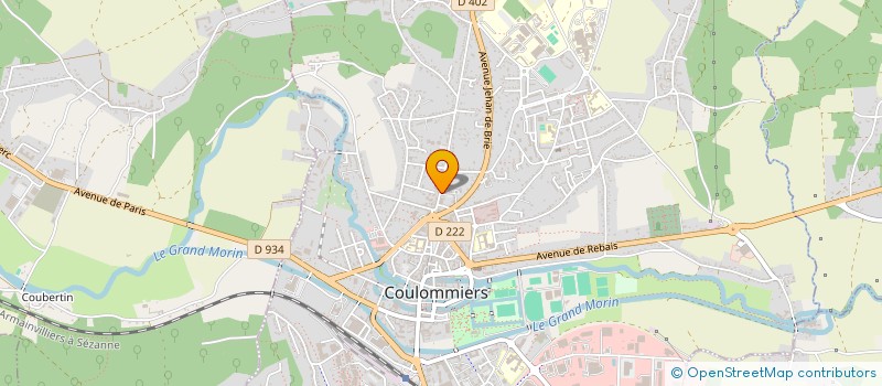 localisation de l'entreprise MADAME VERONIQUE ABERARD à COULOMMIERS
