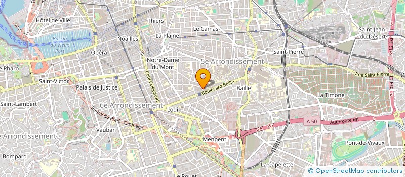 localisation de l'entreprise MADAME VERONIQUE ABITBOL  MARSEILLE