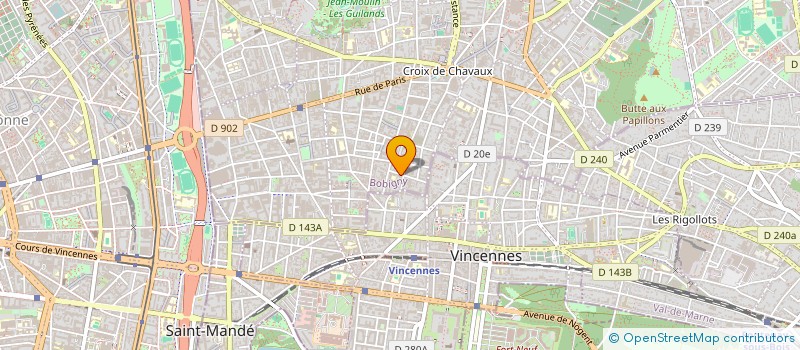 localisation de l'entreprise MADAME VERONIQUE ACHARD à MONTREUIL