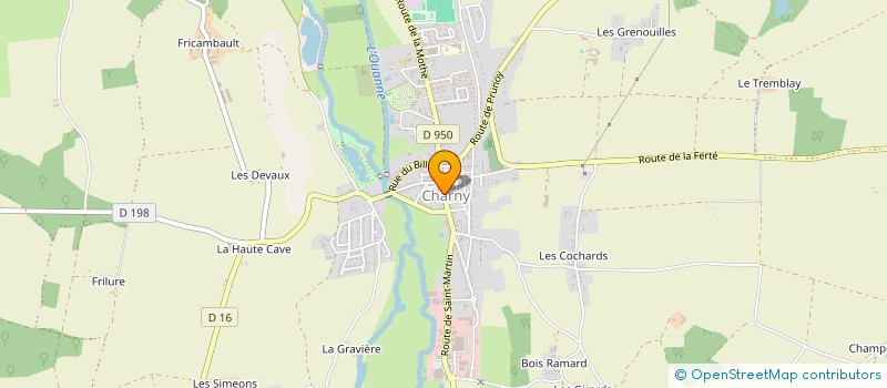 localisation de l'entreprise MADAME VERONIQUE ACKERMANN  CHARNY OREE DE PUISAYE