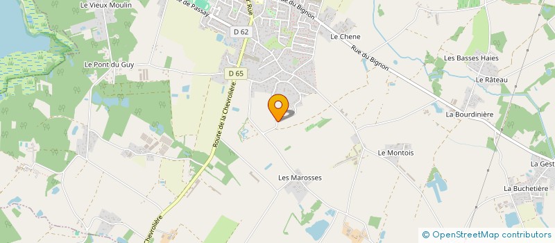 localisation de l'entreprise MADAME VERONIQUE ADANI  LA CHEVROLIERE