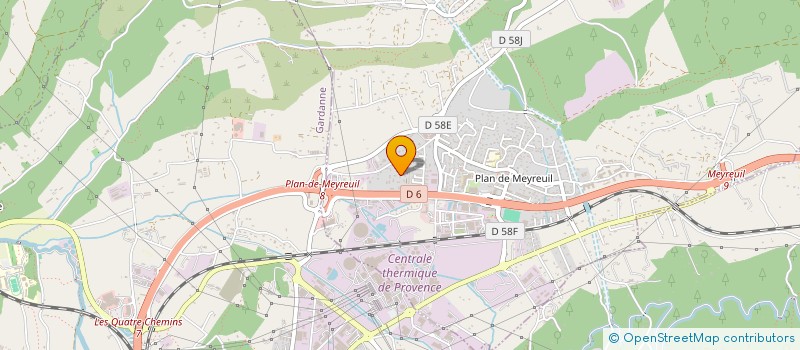 localisation de l'entreprise MADAME VERONIQUE AGIUS  MEYREUIL