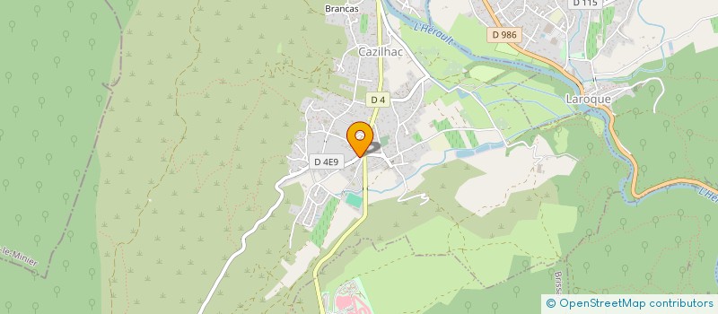 localisation de l'entreprise MADAME VERONIQUE AGUILERA  LA GRANDE-MOTTE