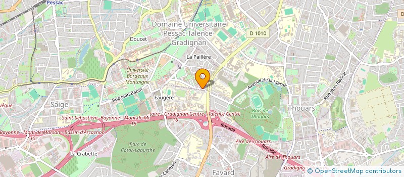 localisation de l'entreprise MADAME VERONIQUE AGULLO  PESSAC