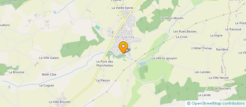 localisation de l'entreprise MADAME VERONIQUE AIGNEL à LE MENE