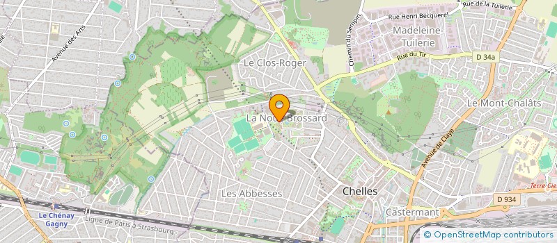 localisation de l'entreprise MADAME VERONIQUE ALARZA Y GOMEZ  CHELLES