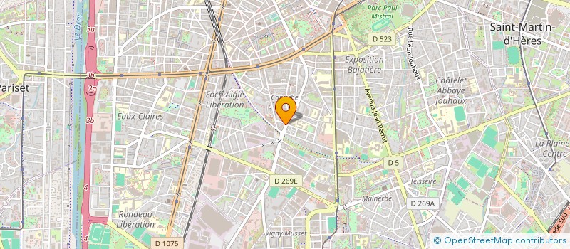 localisation de l'entreprise MADAME VERONIQUE ALLABERT à GRENOBLE