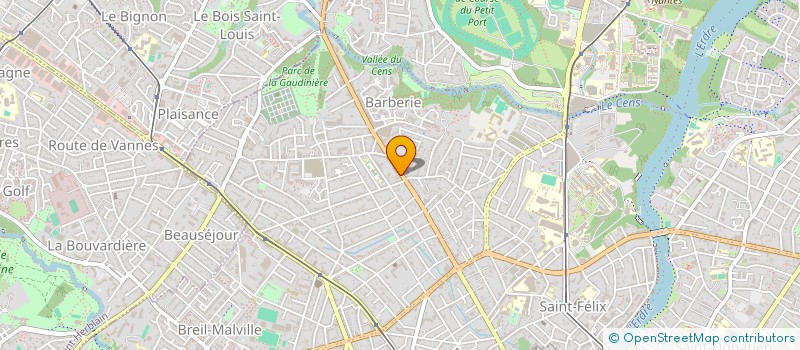 localisation de l'entreprise MADAME VERONIQUE ALLAIN à NANTES