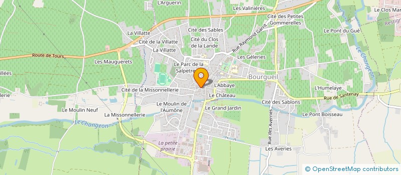 localisation de l'entreprise MADAME VERONIQUE ALLAIS  BOURGUEIL