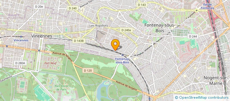 localisation de l'entreprise MADAME VERONIQUE ALLEHAUT à FONTENAY-SOUS-BOIS
