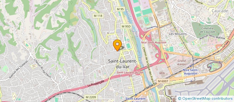 localisation de l'entreprise MADAME VERONIQUE ALLIEZ à SAINT-LAURENT-DU-VAR