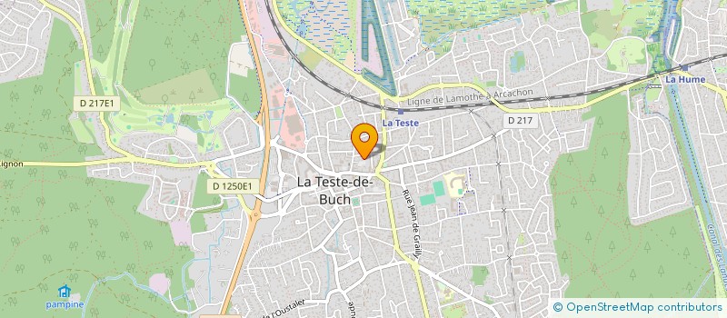 localisation de l'entreprise MADAME VERONIQUE AMBAL à LA TESTE-DE-BUCH