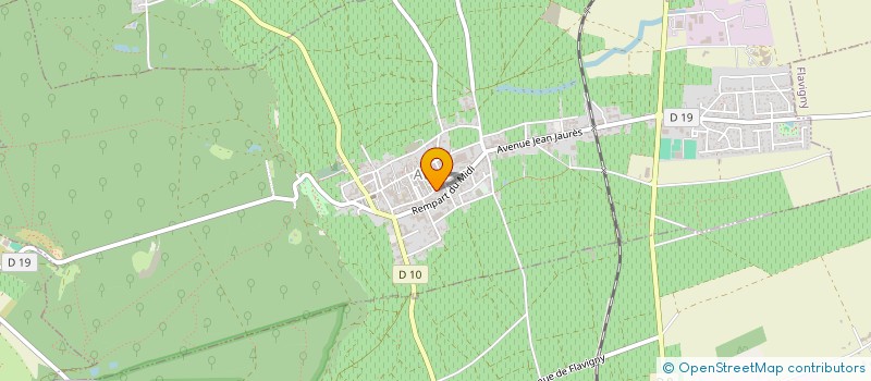 localisation de l'entreprise MADAME VERONIQUE AMILLET  LE MESNIL SUR OGER