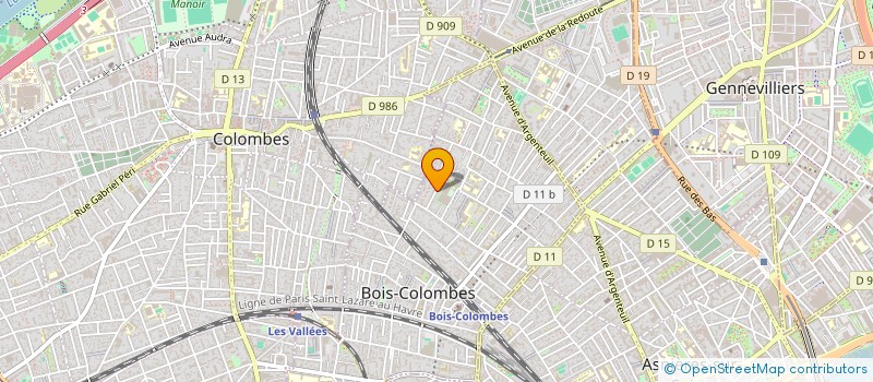 localisation de l'entreprise MADAME VERONIQUE AMOZENOVA à BOIS-COLOMBES