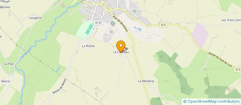 localisation de l'entreprise MADAME VERONIQUE ANDRIEU  SAVIGNY-SUR-BRAYE