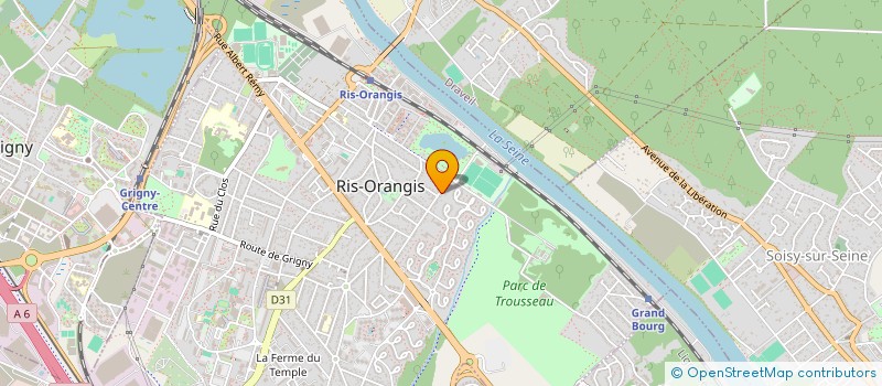 localisation de l'entreprise MADAME VERONIQUE ANGIER  RIS-ORANGIS