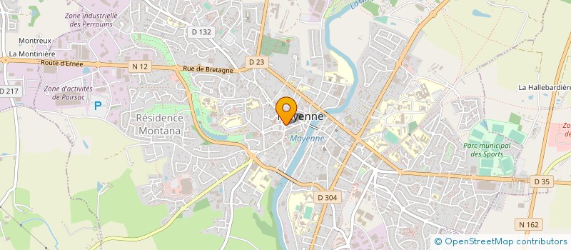 localisation de l'entreprise MADAME VERONIQUE ANIS à MAYENNE