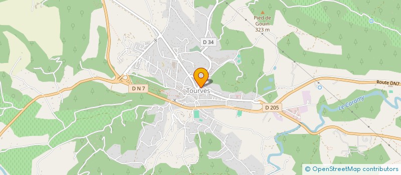 localisation de l'entreprise MADAME VERONIQUE ANNE LE GUIFFANT à BRIGNOLES