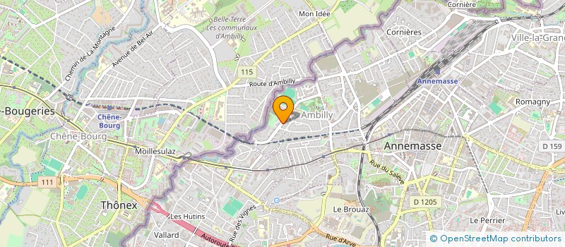 localisation de l'entreprise MADAME VERONIQUE ANNE SAURON  AMBILLY