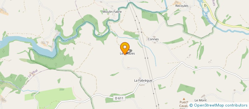 localisation de l'entreprise MADAME VERONIQUE ANSANAY-ALEX  LE VIBAL