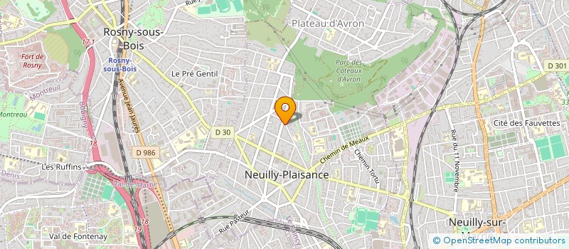 localisation de l'entreprise MADAME VERONIQUE ANTHIERENS à NEUILLY-PLAISANCE