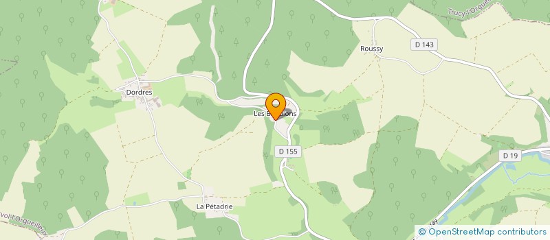 localisation de l'entreprise MADAME VERONIQUE ARBEZ  CORVOL-L'ORGUEILLEUX