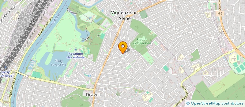 localisation de l'entreprise MADAME VERONIQUE ARNAL  DRAVEIL