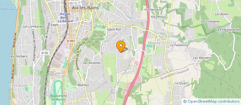 localisation de l'entreprise MADAME VERONIQUE ARNOLDO  MOUXY