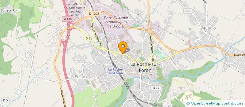 localisation de l'entreprise MADAME VERONIQUE ARNT  LA ROCHE-SUR-FORON