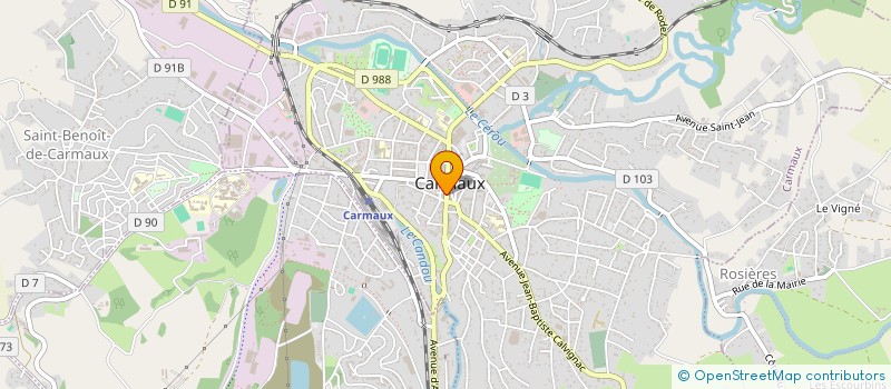 localisation de l'entreprise MADAME VERONIQUE ASSIE  CARMAUX