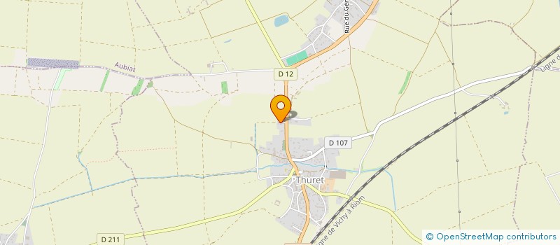 localisation de l'entreprise MADAME VERONIQUE ASTIER  THURET