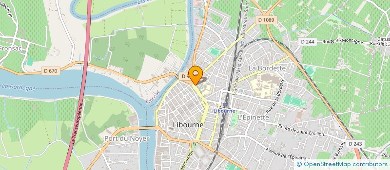 localisation de l'entreprise MADAME VERONIQUE AUBERT à LIBOURNE