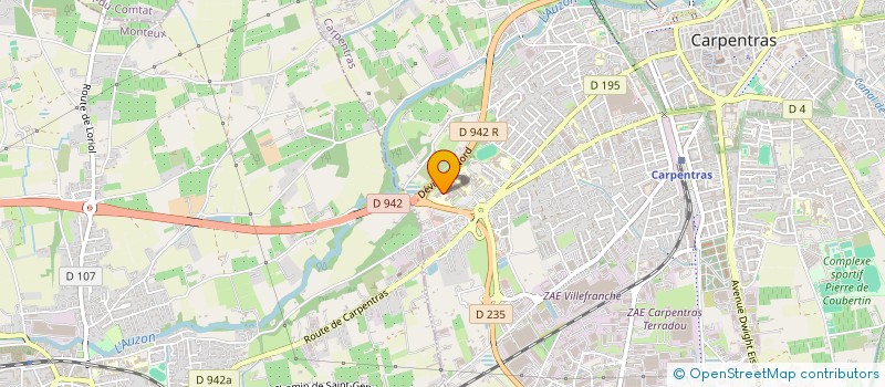 localisation de l'entreprise MADAME VERONIQUE AUBERT à CARPENTRAS