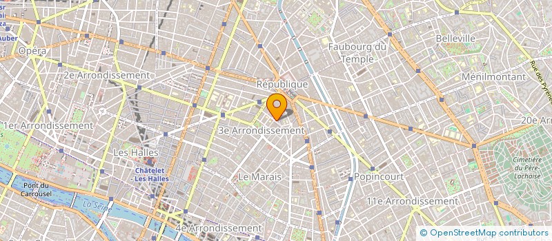 localisation de l'entreprise MADAME VERONIQUE AUBERT  PARIS