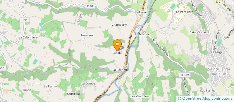 localisation de l'entreprise MADAME VERONIQUE AUCLAIR  SAINT GERMAIN NUELLES