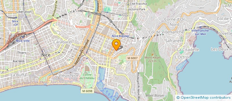 localisation de l'entreprise MADAME VERONIQUE AUDARD à NICE