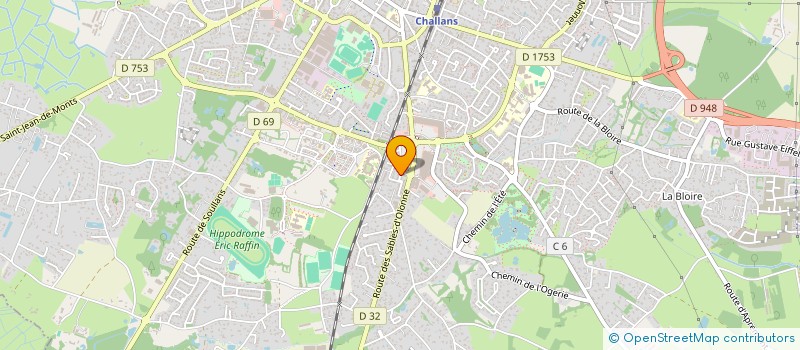 localisation de l'entreprise MADAME VERONIQUE AUDOIN à CHALLANS