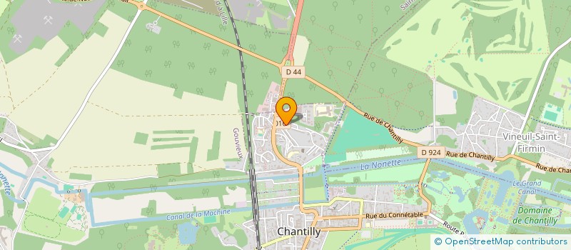 localisation de l'entreprise MADAME VERONIQUE AUFRERE à CHANTILLY