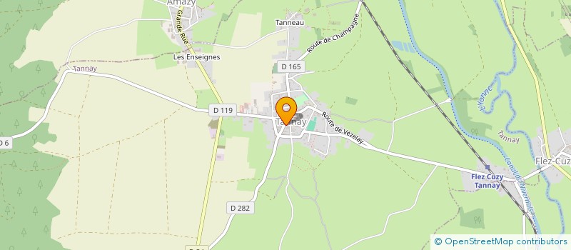 localisation de l'entreprise MADAME VERONIQUE AUGRANDENIS à TANNAY