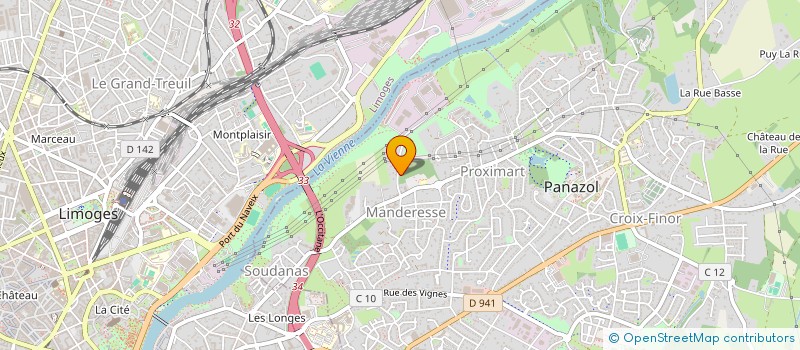 localisation de l'entreprise MADAME VERONIQUE AUMAITRE à PANAZOL