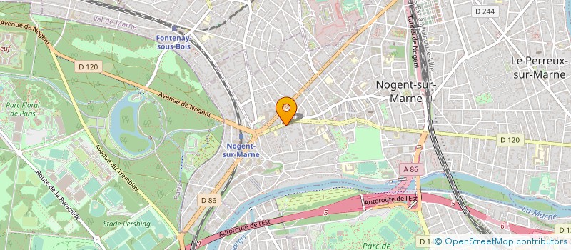 localisation de l'entreprise MADAME VERONIQUE AUVRAY  NOGENT-SUR-MARNE