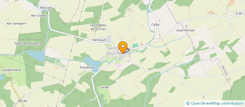 localisation de l'entreprise MADAME VERONIQUE AVISSEAU à SAINT-GILLES-VIEUX-MARCHE