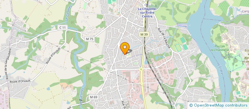 localisation de l'entreprise MADAME VERONIQUE BACCON à LA CHAPELLE-SUR-ERDRE