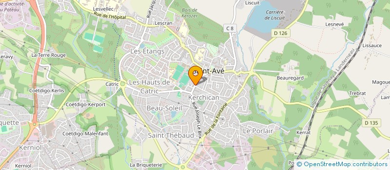 localisation de l'entreprise MADAME VERONIQUE BACLE  SAINT-AVE