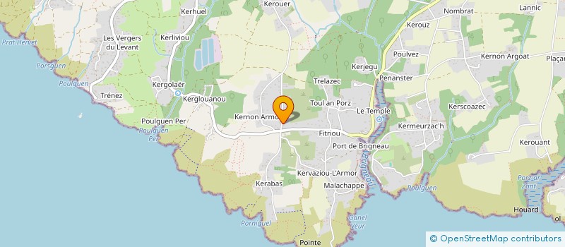 localisation de l'entreprise MADAME VERONIQUE BACQUE  MOELAN-SUR-MER