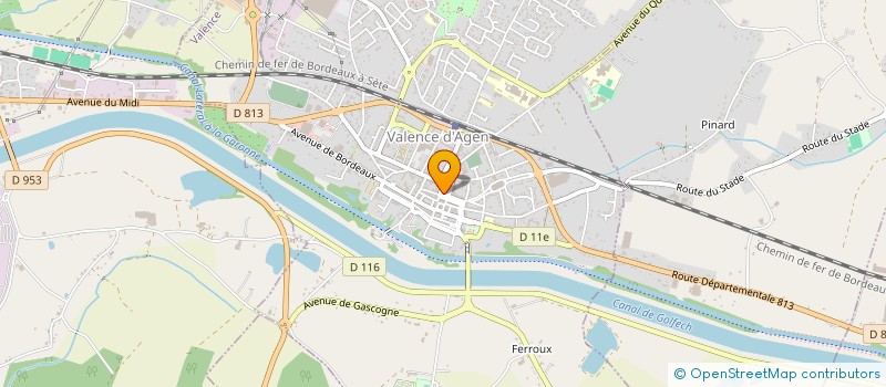 localisation de l'entreprise MADAME VERONIQUE BAGELET à VALENCE