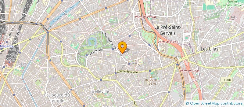 localisation de l'entreprise MADAME VERONIQUE BAILLET  PARIS